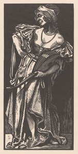 Woman with Lute