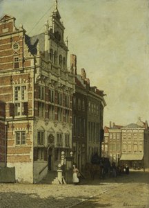 The Town Hall by Johannes Karel Christian Klinkenberg