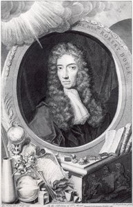 Portrait of the Honorable Robert Boyle, Engraved by George Vertue, 1749
