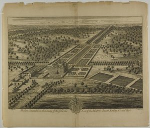 Melton Constable in the County of Norfolk, Plate 51 from Britannia Illustrata by Johannes Kip