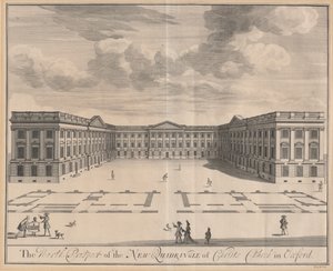 The North Prospect of the New Quadrangle of Christ Church in Oxford by Johannes Kip after Leendert Knijff