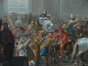 Carnival in Rome (detail), c. 1650