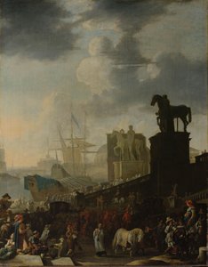 The Climbing of the Capitol with the Grey Horse of the New Pope