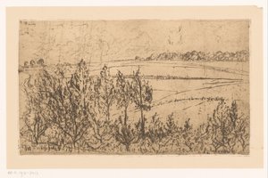 Landscape with Fields and Trees