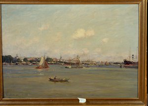 Harbour in Rotterdam