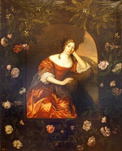 Portrait of Princess Henriette Catharina of Anhalt-Dessau, born Princess of Orange-Nassau (1637-1708) by Johannes Mytens