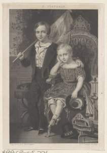 Portrait of Willem, Prince of the Netherlands, and Maurits, Prince of the Netherlands