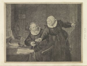 Portrait of the Shipbuilder Jan Rijcksen and His Wife Recueil de quatre-vingt-cinq estampes originales (series title)