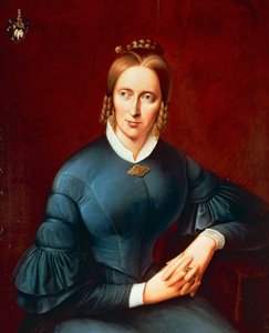 Portrait of Annette von Droste-Hulshoff by Johannes Sprick