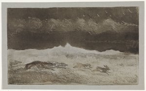 Hare Hunt by Johannes Tavenraat