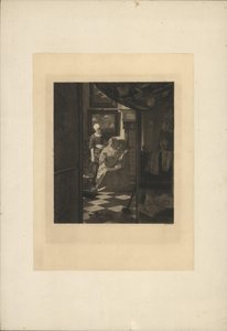 The Love Letter by Johannes Vermeer
