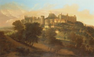 A Prospect of Windsor Castle from the South by Johannes Vorsterman