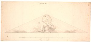 Aurora. Draft for Pediment Relief on Harsdorff