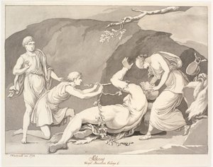 Silenus / Virgil. Bucolia Ecloga 6 by Johannes Wiedewelt