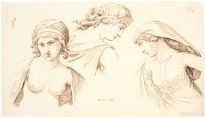 Three Classical Female Heads