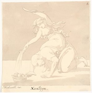 Xantippe by Johannes Wiedewelt