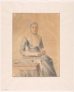 Portrait of Catharina van Eck by Johannes de Koning (signed by artist)