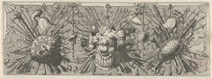 Panoplia. Frieze with Roman Weapons, Upper Part by Johannes of Lucas van Doetechum