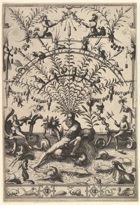 Modern Grotesque Decoration with a River God