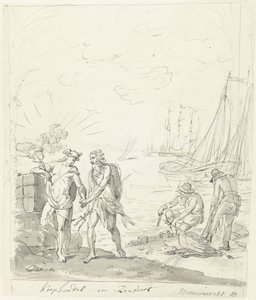 Commerce and Navigation, Decoration on the Nieuwmarkt, 1795 by Johannes van Dregt (rejected attribution)