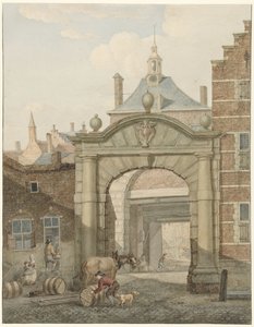 View Through a Gate in Dordrecht