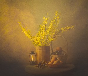 Golden Spring Still Life