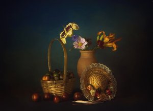 Rustic Autumn Still Life