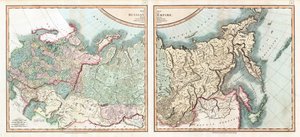 Map of the Russian Empire Divided into its Governments by John (after) Cary