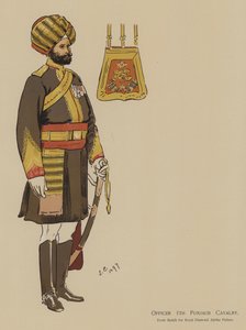Officer 5th Punjaub Cavalry by John (after) Charlton