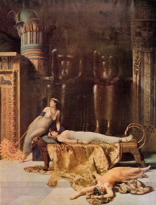 Shakespeare: Death of Cleopatra, Antony and Cleopatra, Act V, Scene 2 by John (after) Collier
