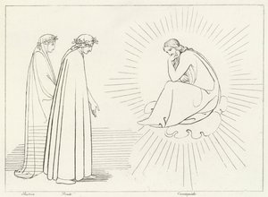 Dante Discoursing with Cacciaguida, Paradise, Canto 17