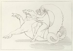 Gerion, Inferno, Canto 17 by John (after) Flaxman