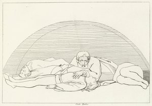 The Death of Ugolino, Inferno, Canto 33 by John (after) Flaxman