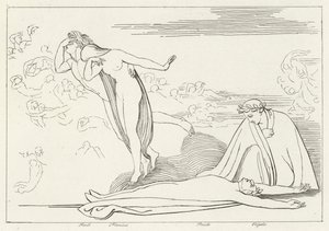 The Lovers Punished, Inferno, Canto 5 by John (after) Flaxman