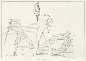 The Schismatics, Inferno, Canto 28 by John (after) Flaxman