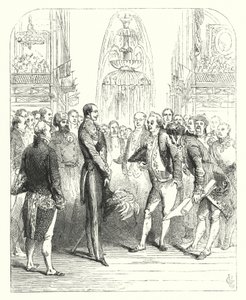 Prince Albert and the Royal Commissioners at the Great Exhibition of 1851, Crystal Palace, Hyde Park, London by John (after) Gilbert
