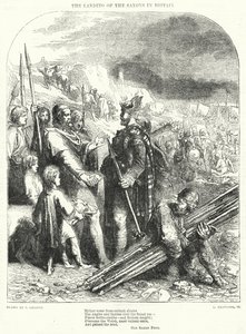 The landing of the Saxons in Britain by John (after) Gilbert