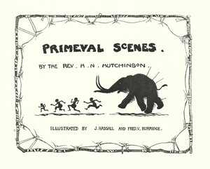 Title-page illustration for Primeval Scenes by John (after) Hassall