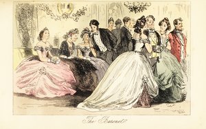Arrival of Aristocracy at a Dance Ball in a Grand House