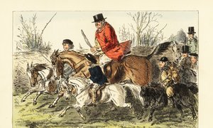Fox hunting gentleman