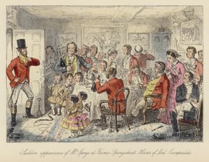 John Leech illustration for Mr Sponge