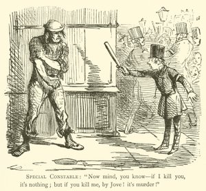 Policeman by John (after) Leech