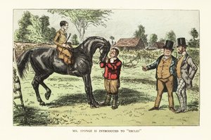 Two English Gentlemen Evaluating a Horse in a Paddock