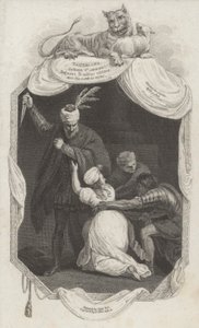 Scene from Tamerlane by Nicholas Rowe (engraving) by John (after) Opie