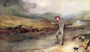 Trout-Fishing in the Highlands by John (after) Pettie