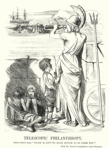 Punch Cartoon: Telescopic Philanthropy
