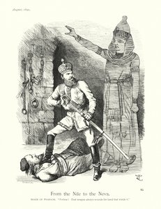 Sir John Tenniel Cartoon: From the Nile to the Neva by John (after) Tenniel