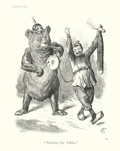 Sir John Tenniel Cartoon: "Turning the Tables" by John (after) Tenniel