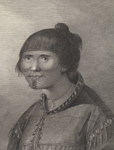 A woman of Oonalashka, late 18th century by John (after) Webber
