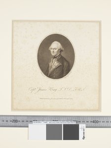 Captain James King, engraved by Francesco Bartolozzi, c.1773-84